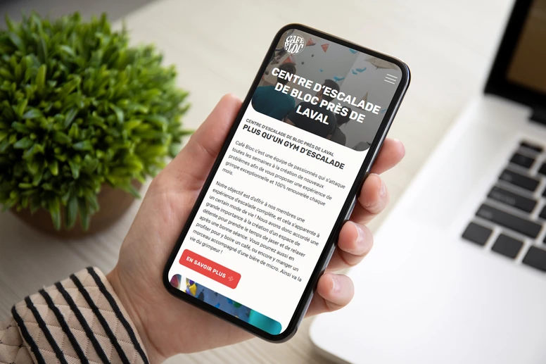 Page d’atterrissage pour une entreprise de votre domaine camping