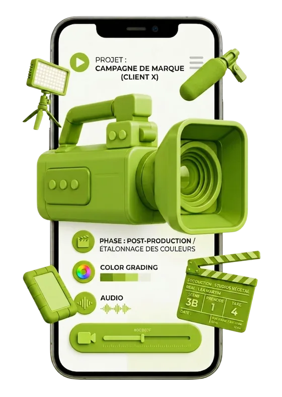 Processus de production vidéo